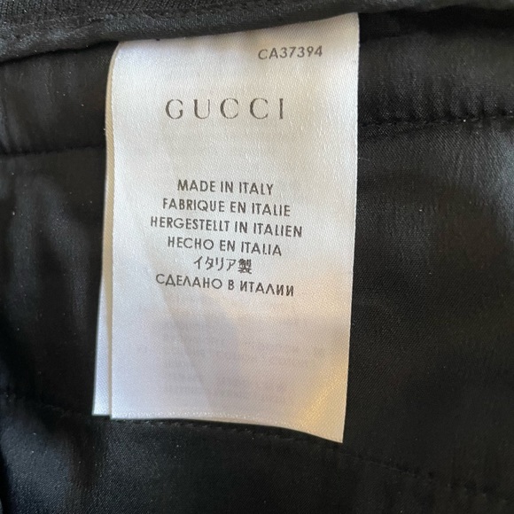 Gucci riding pant with leather and ankle zip - Picture 7 of 7